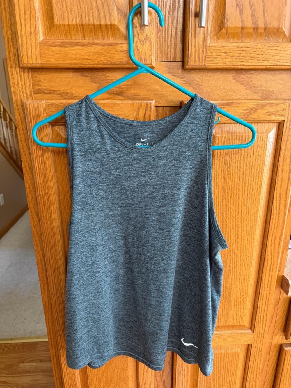 Nike Gray Dri-FIT Athletic Tank Top
